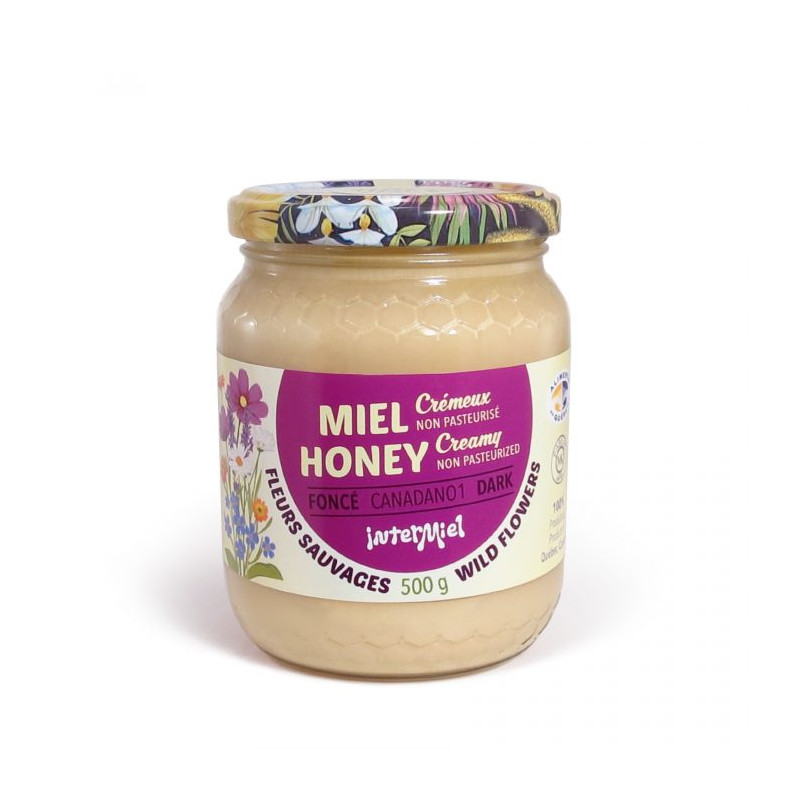 Miel de fleurs sauvages crémeux