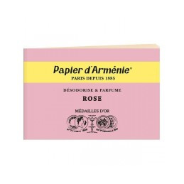 Papier d'Arménie (carnet rose)