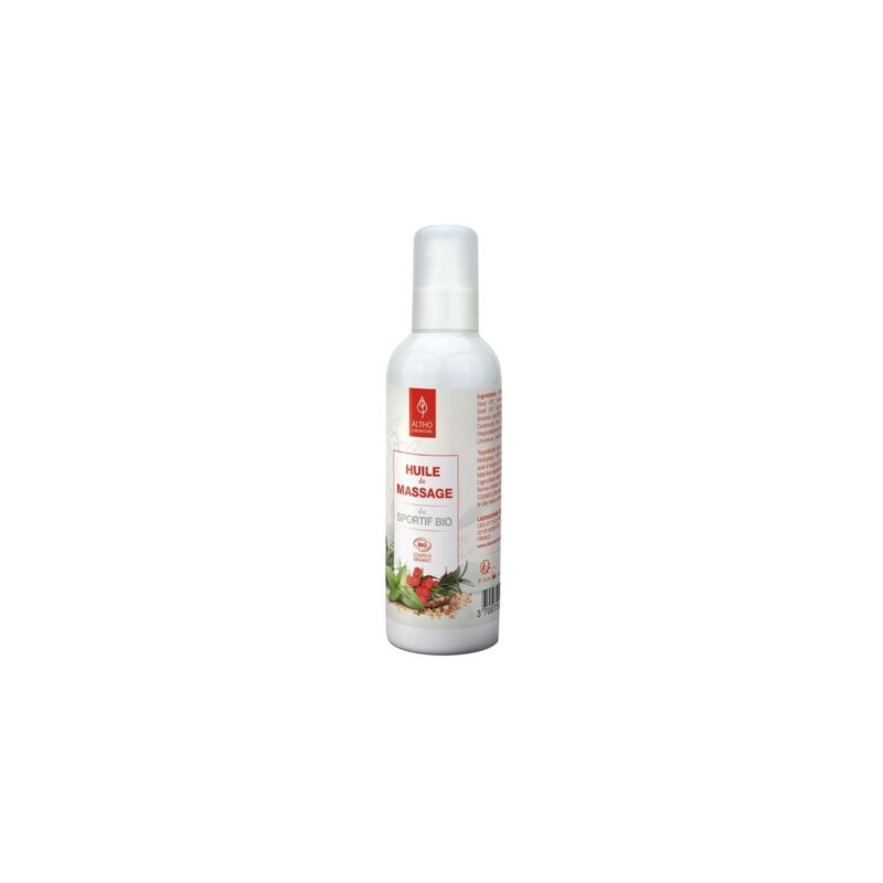 Huile à massage Sportif bio (Laboratoire Altho) 200ml