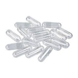 Capsules (gélatine) claires (grandeur 0)