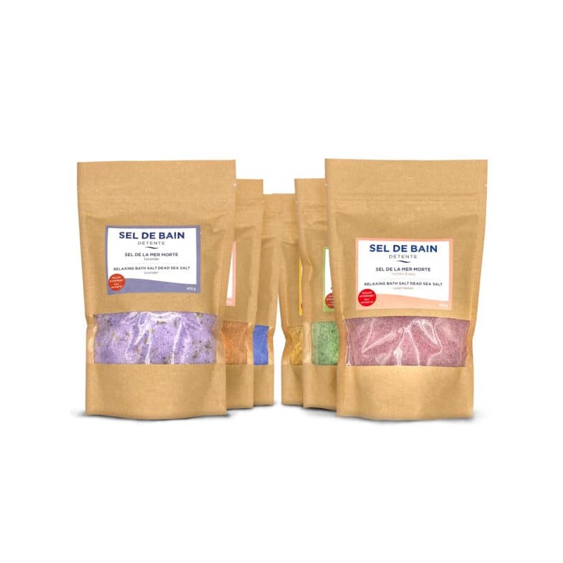Sel de bain - argile rouge 450g