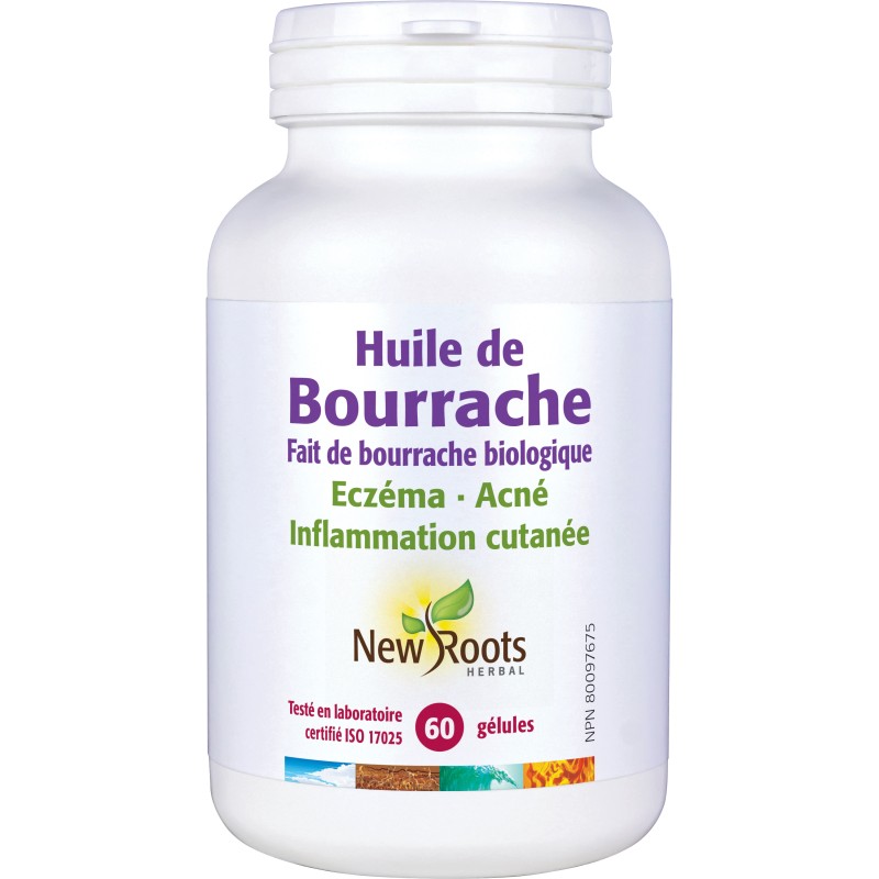 Huile de bourrache bio (60 capsules)