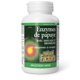 Papaya Enzymes with Amylase and Bromelain
