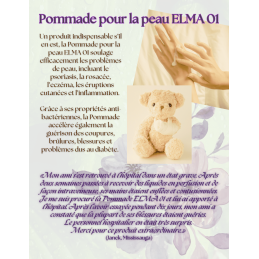 Pommade pour la peau ELMA 01- 20 ml